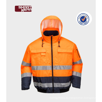 chaqueta de seguridad eléctrica uniforme del guardia de seguridad del nuevo diseño al por mayor barato